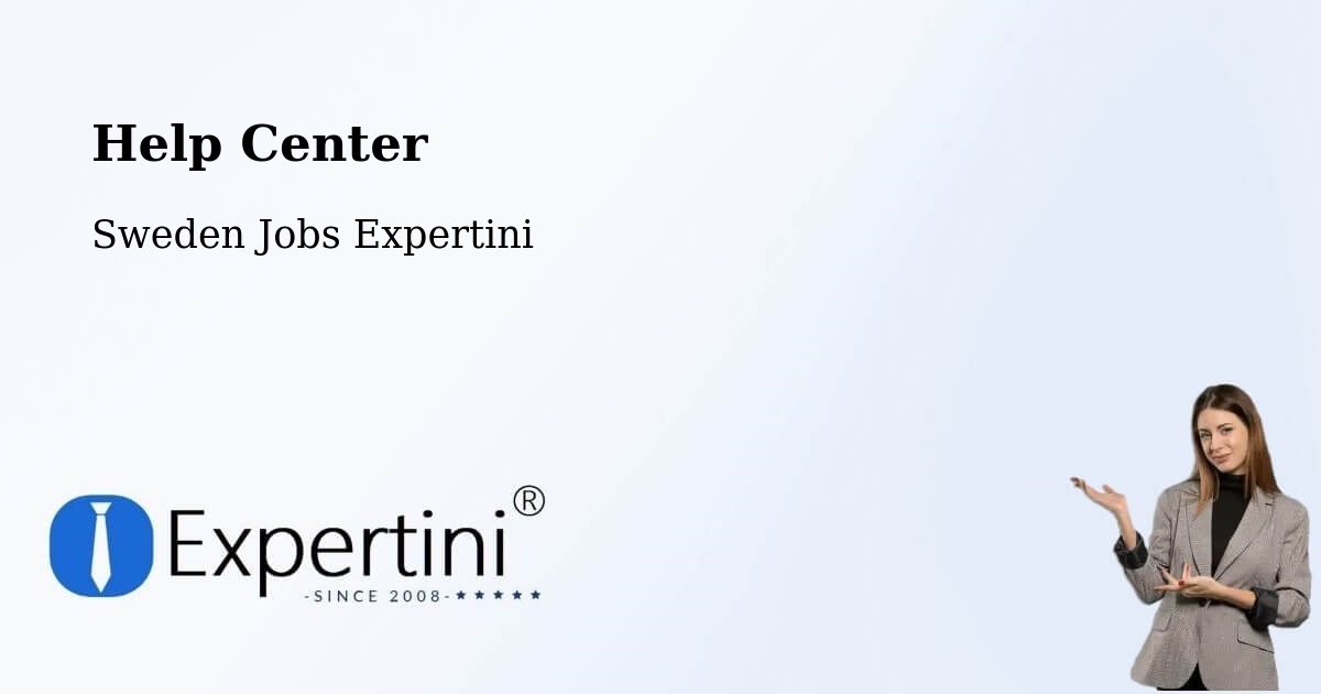 Help Center – Halmstad - Sweden Jobs Expertini